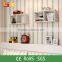 DIY Grid Storage Shelf, Unique living room Decorative Wooden Wall Shelf