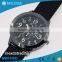 Man quartz stainless steel case black stone watch men fashion bracelet