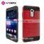 2016 trending products dual layer protective brushed metallic 2 in 1 hard phone case for ZTE Imperial MAX Z963U / KIRK Z988