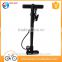 Wholesale protable Floor Bike pump with plastic handle pressure gauge