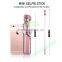 Foldable Wire Mirror Selfie Stick With Chargable LED Light, Adjustable Phone Holder Monopod Selfie Stick with Mirror