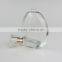 2016 pure glass perfume empty bottle with bow