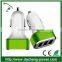 Newly design 3 port usb car charger 5.2A usb car charger 3 port for Phone Ipad