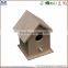 Shuanglong new unfinished handmade wooden bird houses wholesale