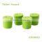 Stable burning flame votive candle 4pcs/set solid-colored round shaped candle