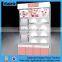 Fashionable cosmetic display stand design wood display table shop for sale