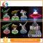 Child toy line pull spinning top thunder fire 3 color mix