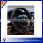 2015 new design fashion leather steering wheel cover sewing