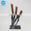 First grade wooden handle knife set ceramic