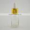 clear 15ml glass dropper bottles for with child safety and tamper proof dropper topr e-liquid
