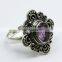 Delightful !! Amethyst 925 Sterling Silver Ring, Silver Jewellery 925, Fine Silver Jewellery