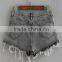 SheIn Frayed Grey 2016 Womens Sexy Booty Denim Jeans Shorts