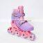 Cheap Hard shell adjustable 4 wheels land inline roller skate for girls/kids China