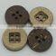 fashion 4 hole coconut button for garment