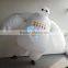 white inflatable robot baymax mascot costume