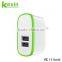 High Quality Wall Mount USB Charger with Dual USB, Portable 5V 2.1A USB Power Adaptor