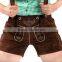 Bavarian Long Women/German Short,Leather Pant Suide Leather shorts