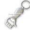 Factory customed metal keychain for bottle opener