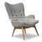 L007 Grant featherston contour lounge chair with ottoman