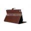 Wholsale price in store factory card slots stand genuine leather tablet cover for ipad mini 4