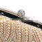 New Two Chains Women Pearl Evening Bag Clutch Gorgeous Bridal Wedding Party handbags Elegant Handbags