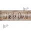 Word wooden vintage wall art print decor