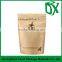 Buy direct from china factory Custom printed foil lined stand up kraft paper bag for food packaging