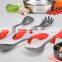 7-Piece FDA LFGB Nylon Cooking Utensils Sets With TPR Handle OEM & ODM Kitchen Tool Gadgets