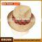 USEFUL BLACK BLUE PANAMA STRAW HAT