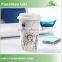 Double wall anti hot ceramic tumbler with silicone cap