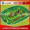 Wholesale wooden outdoor amusement park equipment, big kids playground equipment