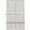 2014 hot sell wooden 2 Door 3 Drw Wardrobe for bedroom