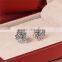 Snowflake Girls White Stone Earrings Online Shopping