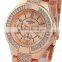 ladies geneva crystal watch slim stone quartz women wrist watches