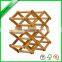 Adjustable Bamboo Single Bottle Wine Rack