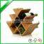 Adjustable Bamboo Single Bottle Wine Rack