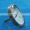100mm Industrial bimetal thermometer with brass thermowell
