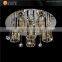 clear crystal ceiling round and square lamp chrome finshed chandelier ceiling lamp for bedroom OM88173