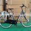 700c wheel city electric bicycle with bafang central motor 36V/18Ah li-ion battery +150km range per charger ( HJ-14C02 )