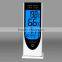 LCD Luminous with clock portable digital electronic thermometer hygrometer