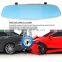 5" Big Screen Dual Lens HD 1080P Video Recorder Dash Camera Rearview Mirror DVR