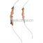 TAKE-DOWN WOODEN RECURVE BOW WITH LAMINATED RISER