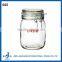 Clear Airtight Empty Glass Jar With Metal Clamp Lid 1L