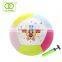 16 inch Inflatable Fabric covered beach ball for whole