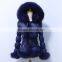 wholesale down coat for women with fox fur trim DC02