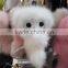 wholesale fashion little monkey key chain with mink fur
