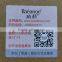 High quality laser printing holographic self adhesive label with custom logo