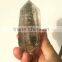 Natural green phantom crystal point/wand for decoration