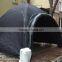 black inflatable tent / small air tight tent