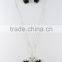 Stylish Black Resin Stone Butterfly Necklace Set